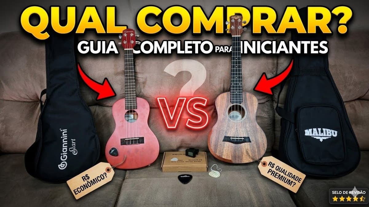 Ukulelê Concert vs Tenor: Qual o Melhor para Adultos Iniciantes?