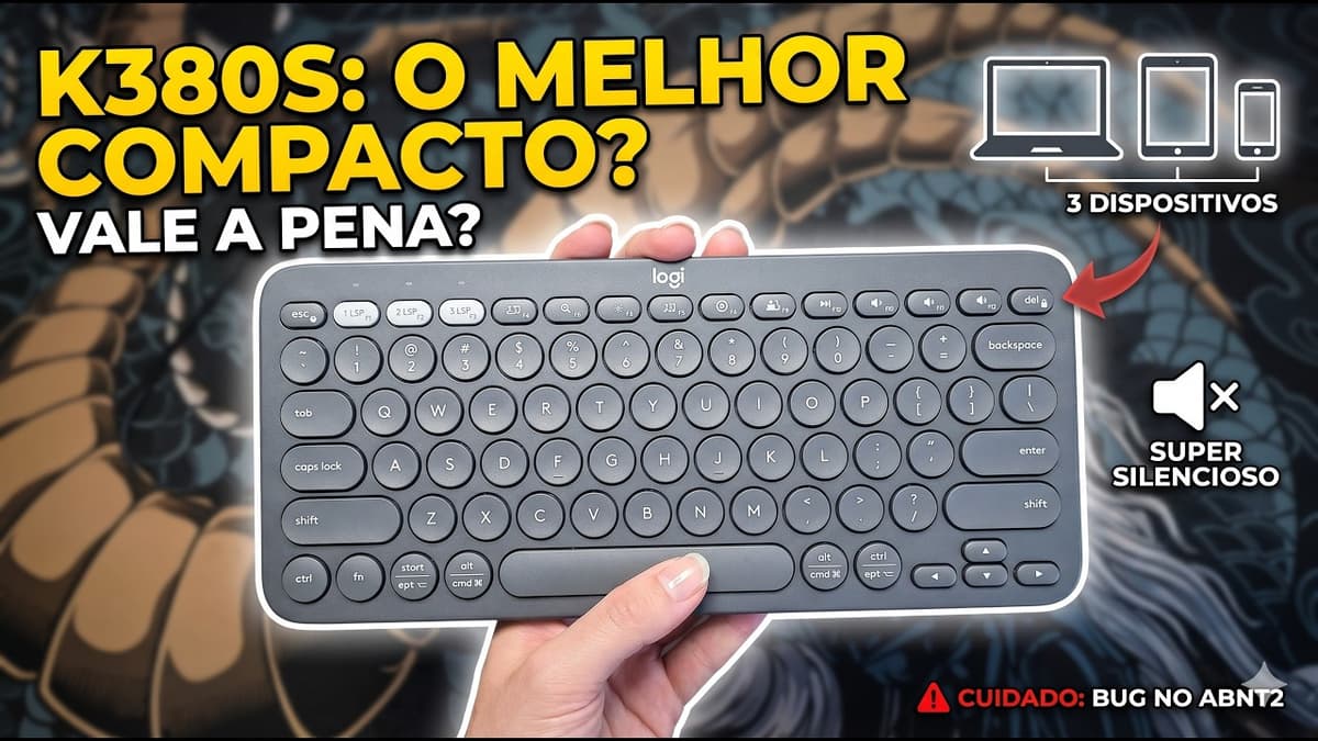 Review do Teclado Bluetooth Logitech K380S